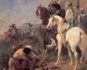 Falcon Hunting in Algeria - 尤金·弗罗芒坦